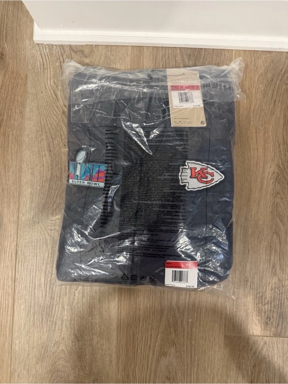 Kansas City Chiefs Navy Super Bowl Nike tech brand new sealed